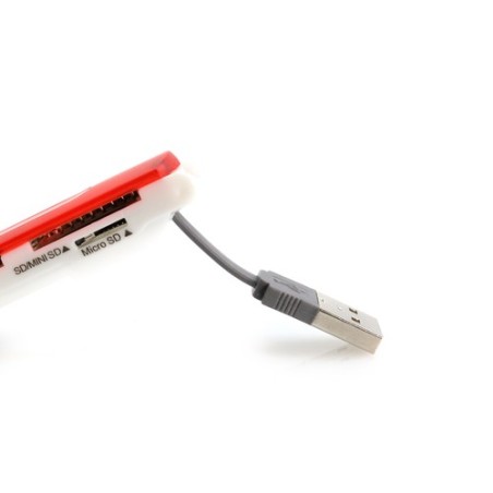 Lecteur de Cartes personnalisé Dira - Accessoire informatique pas cher Couleurs : bleu cadeau client original