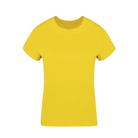 T-Shirt Femme Personnalisé 100% Coton Confort Optimal Seiyo Matières : coton Taille textile : XXL Couleurs : jaune goodies publi