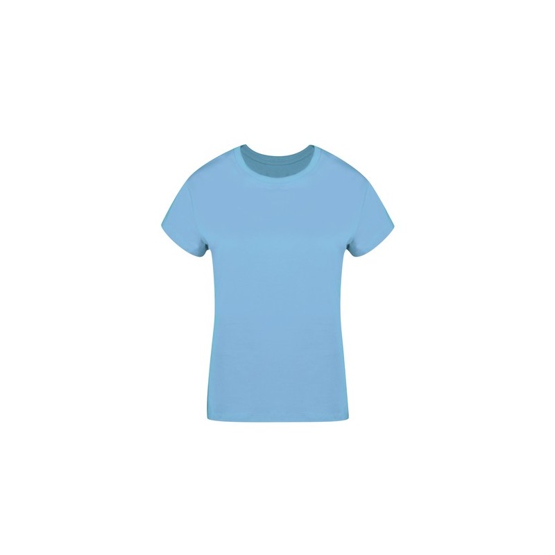 T-Shirt Femme Personnalisé 100% Coton Confort Optimal Seiyo Matières : coton Taille textile : M Couleurs : vert personnalisable 