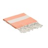 Fouta  et élégante personnalisée 140 gr/m² AGOURA Matières : coton recyclé Couleurs : orange cadeau collaborateur premium