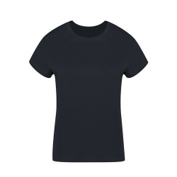 T-Shirt Femme Personnalisé 100% Coton Confort Optimal Seiyo Matières : coton Taille textile : M Couleurs : bleu marine personnal