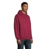 Sweat-Shirt Éco-responsable Unisex à Capuche Personnalisé CONDOR Matières : coton Taille textile : XL Couleurs : bordeaux impres
