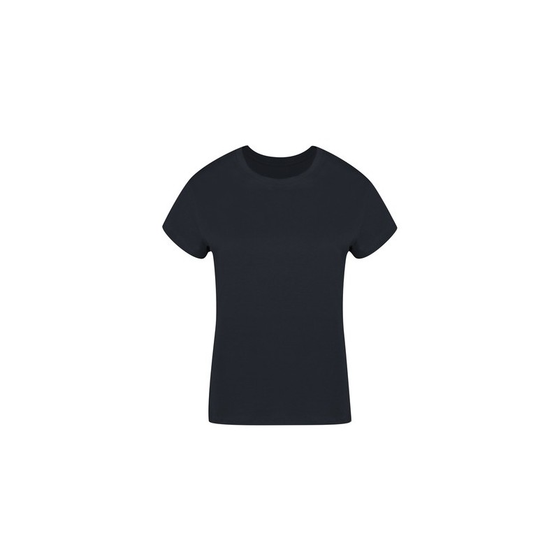 T-Shirt Femme Personnalisé 100% Coton Confort Optimal Seiyo Matières : coton Taille textile : S Couleurs : bleu marine objet pro
