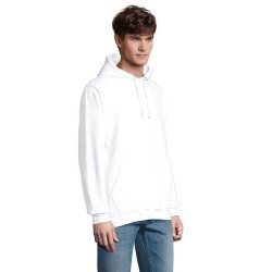 Sweat-Shirt Éco-responsable Unisex à Capuche Personnalisé CONDOR Matières : coton Taille textile : XXL Couleurs : blanc cadeau a