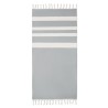Fouta  et élégante personnalisée 140 gr/m² AGOURA Matières : coton recyclé Couleurs : pierre livraison express 24h 48h