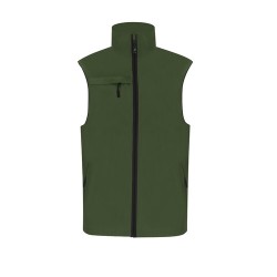 Gilet Personnalisé Pas Cher Dervik Matières : polyester Taille textile : L Couleurs : vert bouteille impression haute définition