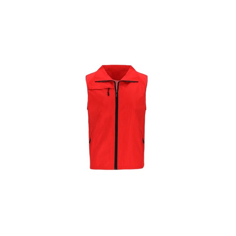 Gilet Personnalisé Pas Cher Dervik Matières : polyester Taille textile : S Couleurs : rouge cadeau client original