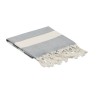 Fouta  et élégante personnalisée 140 gr/m² AGOURA Matières : coton recyclé Couleurs : pierre accessoire événementiel unique