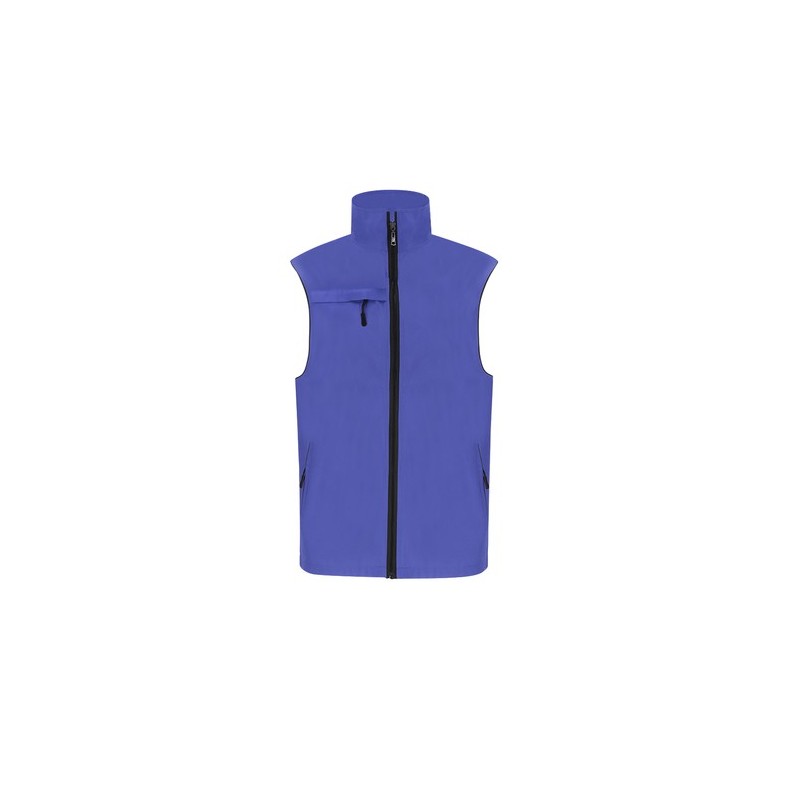 Gilet Personnalisé Pas Cher Dervik Matières : polyester Taille textile : L Couleurs : bleu cadeau collaborateur premium