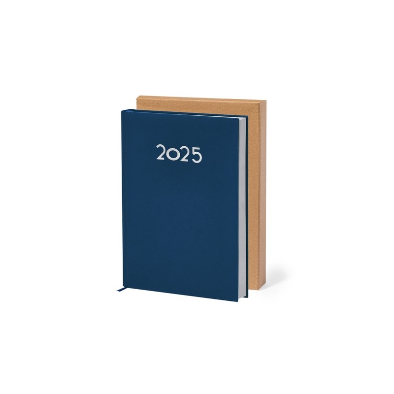 Agenda personnalisé pas cher Bultman Matières : PU Couleurs : bleu goodies publicitaire durable