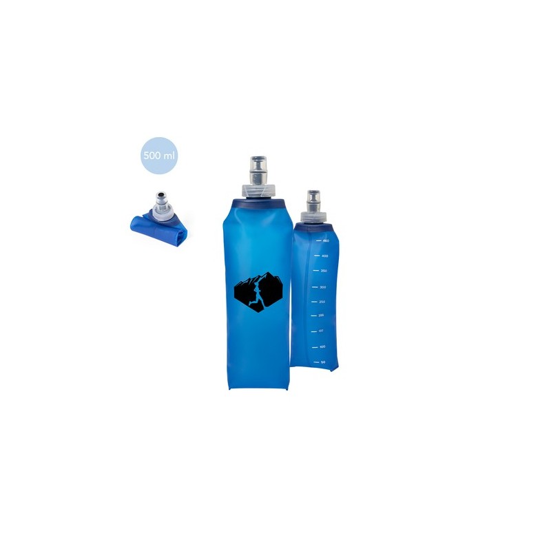 Bidon Pliable Pratique Personnalisé pour Vélo - Poel Matières : TPU Couleurs : transparent cadeau entreprise pas cher