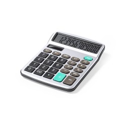 Calculatrice Personnalisée Éco-responsable avec Précision et Design Tueris pas cher Matières : aluminium Couleurs : gris 2