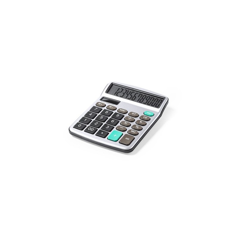 Calculatrice Personnalisée Éco-responsable avec Précision et Design Tueris pas cher Matières : aluminium Couleurs : gris personn