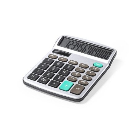 Calculatrice Personnalisée Éco-responsable avec Précision et Design Tueris pas cher Matières : aluminium Couleurs : gris personn