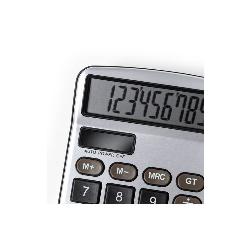 Calculatrice Personnalisée Éco-responsable avec Précision et Design Tueris pas cher Matières : aluminium Couleurs : gris goodies
