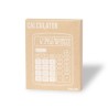 Calculatrice Personnalisée Éco-responsable avec Précision et Design Tueris pas cher Matières : aluminium Couleurs : gris impress