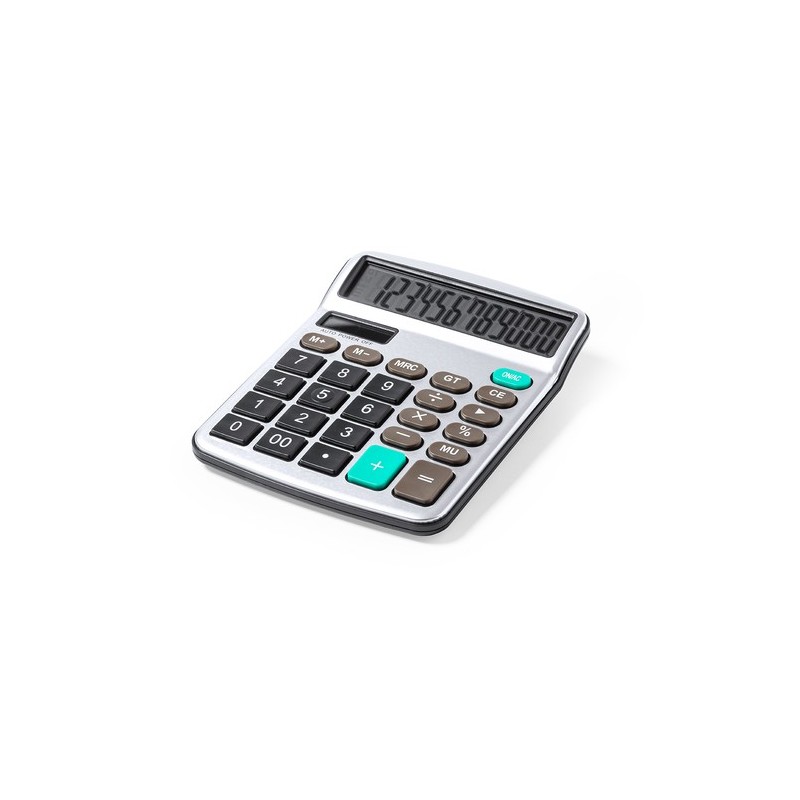 Calculatrice Personnalisée Éco-responsable avec Précision et Design Tueris pas cher Matières : aluminium Couleurs : gris objet p