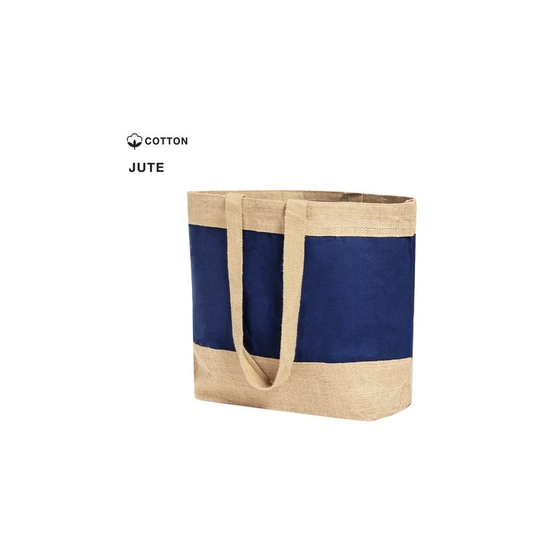 Sac de Plage Élégant et Résistant Personnalisé Raxnal Matières : coton Couleurs : bleu marine goodies publicitaire événementiel