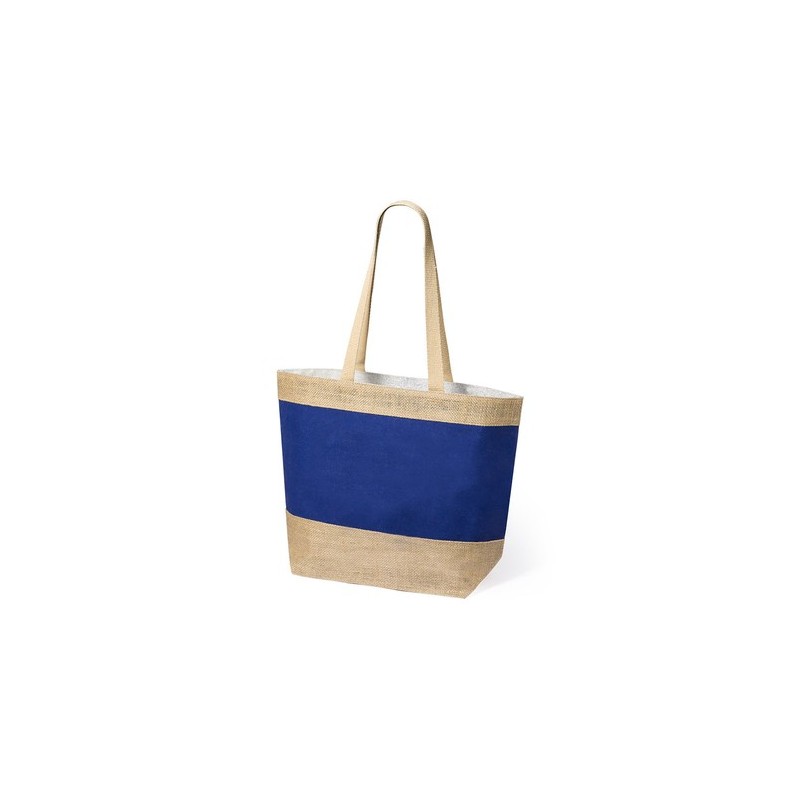 Sac de Plage Élégant et Résistant Personnalisé Raxnal Matières : coton Couleurs : bleu marine personnalisable avec votre logo