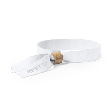 Bracelet Éco-responsable Personnalisé Événementiel - Broch Matières : bambou Couleurs : bleu marine impression logo haute qualit
