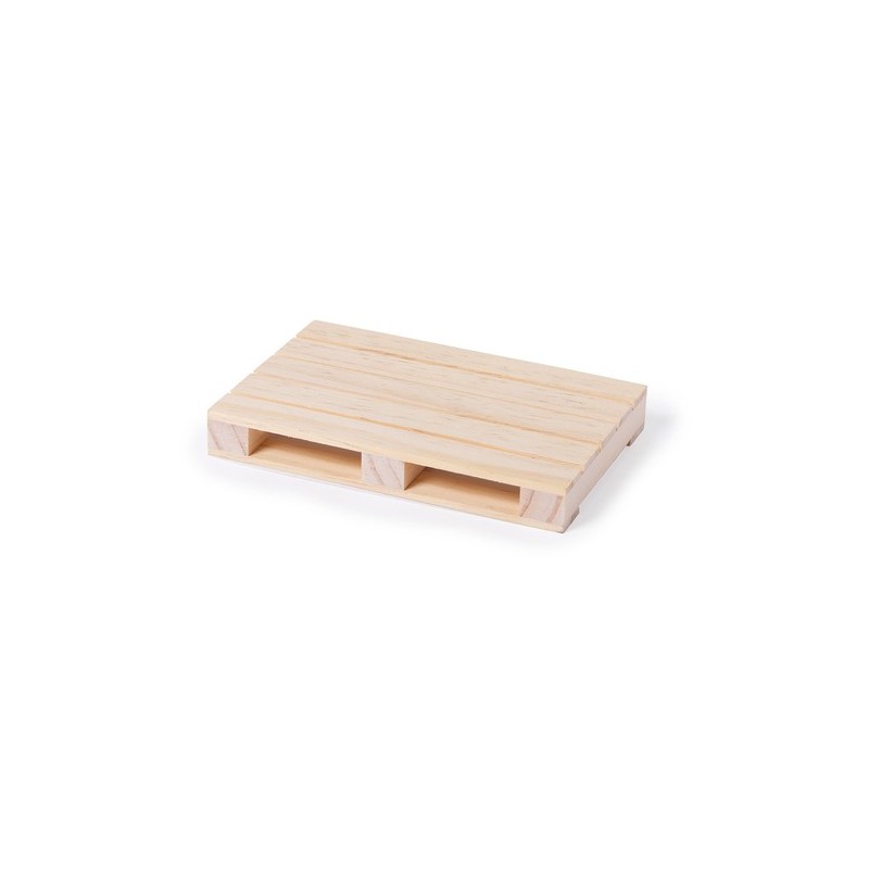 Sous-Verre Éco-Responsable Personnalisé en Bois Naturel - Palet Matières : bois personnalisable avec votre logo