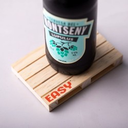 Sous-Verre Éco-Responsable Personnalisé en Bois Naturel - Palet Matières : bois goodies publicitaire événementiel
