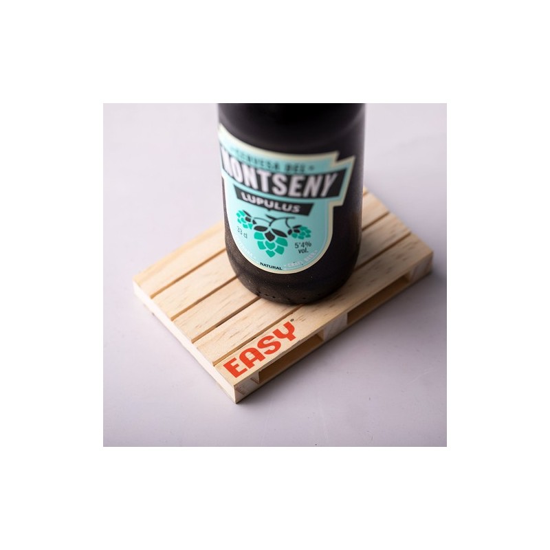 Sous-Verre Éco-Responsable Personnalisé en Bois Naturel - Palet Matières : bois goodies publicitaire événementiel
