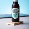 Sous-Verre Éco-Responsable Personnalisé en Bois Naturel - Palet Matières : bois impression haute définition