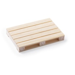 Sous-Verre Éco-Responsable Personnalisé en Bois Naturel - Palet Matières : bois marquage laser ultra précis