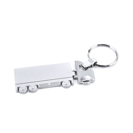 Porte-Clés Personnalisé Ecologique Trailer Matières : métal personnalisable avec votre logo