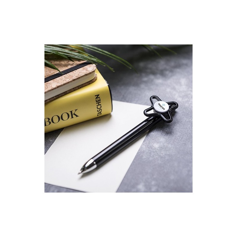 Stylo Bille Anti-Stress Personnalisé Karsol Couleurs : bleu objet promo petit budget