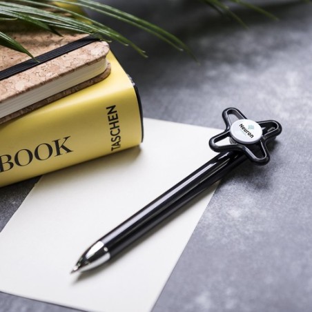 Stylo Bille Anti-Stress Personnalisé Karsol Couleurs : bleu objet promo petit budget