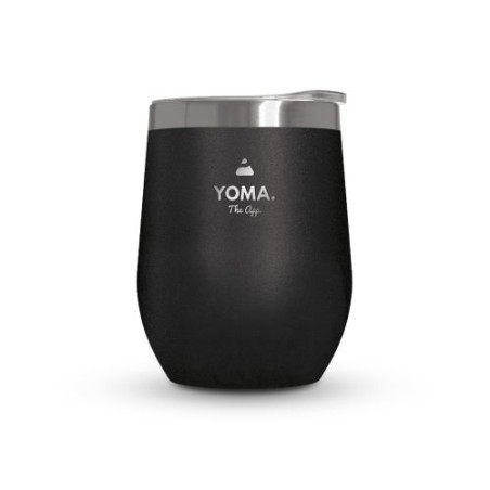 MUG ISOTHERME DOUBLE PAROI INOX AVEC COUVERCLE EN INOX RECYCLE