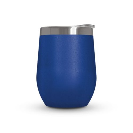 Mug Isotherme Double Paroi Éco-responsable en Inox avec Couvercle en Inox Recyclé - Personnalisable objet promo petit budget