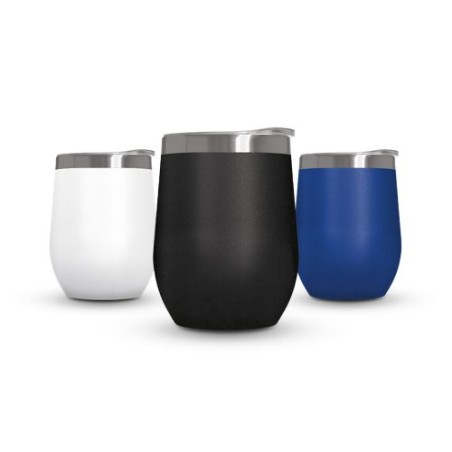 MUG ISOTHERME DOUBLE PAROI INOX AVEC COUVERCLE EN INOX RECYCLE