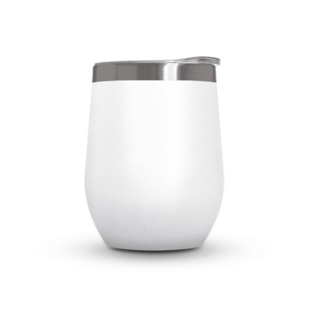 Mug Isotherme Double Paroi Éco-responsable en Inox avec Couvercle en Inox Recyclé - Personnalisable personnalisation sur mesure