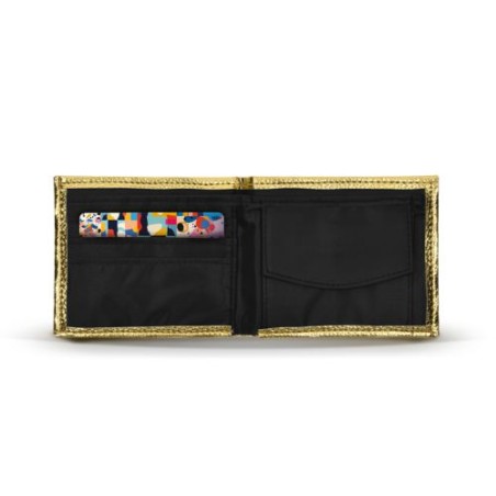 Porte-Monnaie Anti RFID Personnalisé avec Compartiment pour Carte de Crédit - Sécurisez vos Cartes pas cher impression logo haut