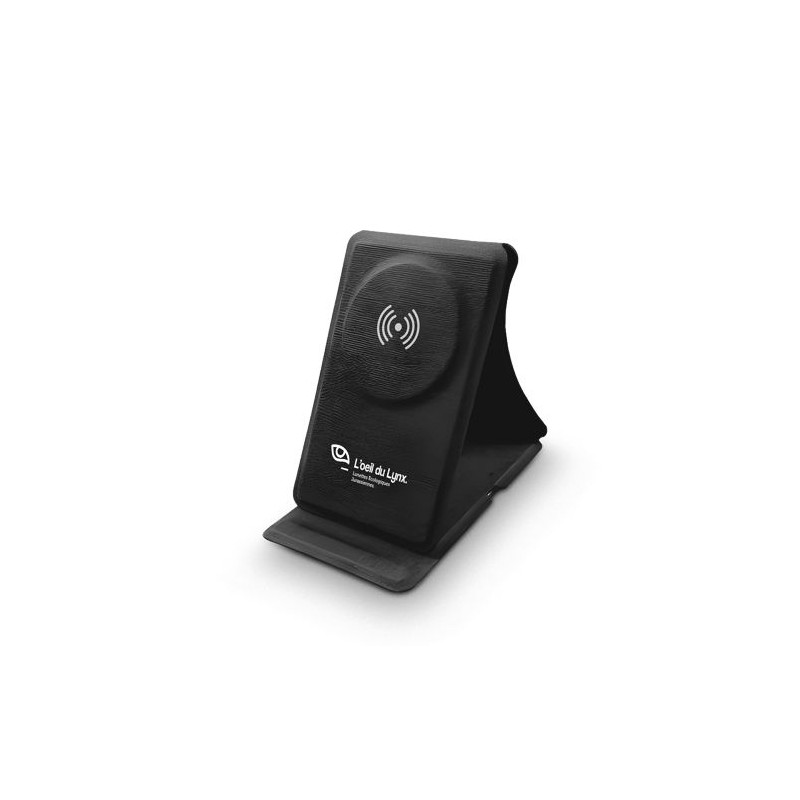 Chargeur Induction Éco-responsable 3 en 1 Pliable en rPET cadeau entreprise pas cher
