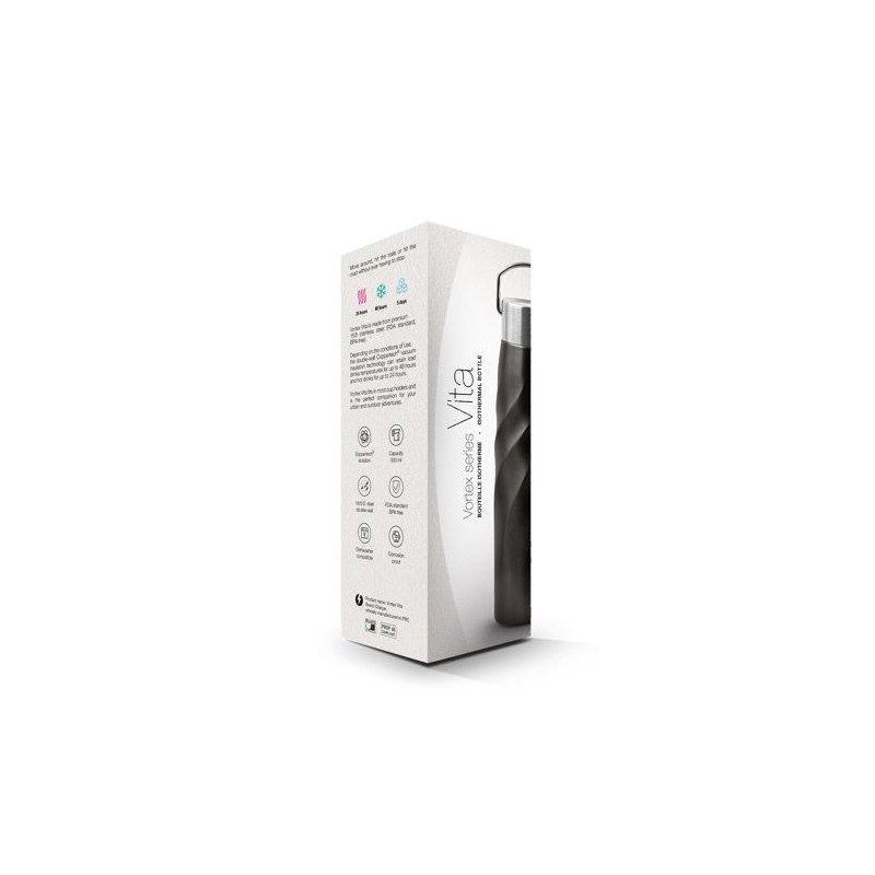 Bouteille Isotherme Éco-responsable Double-Paroi en Inox 50 cl - VITA goodies publicitaire événementiel