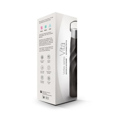 Bouteille Isotherme Éco-responsable Double-Paroi en Inox 50 cl - VITA goodies publicitaire événementiel