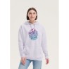 Sweat-Shirt Éco-responsable Unisex à Capuche Personnalisé CONDOR Matières : coton Taille textile : L Couleurs : lilas personnali
