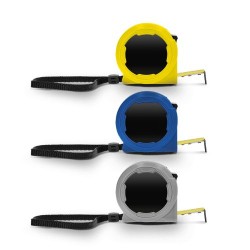 Mètre Ruban Jaune Pratique 5 m x 19 mm en Coque Plastique - Outil Publicitaire Personnalisé 2