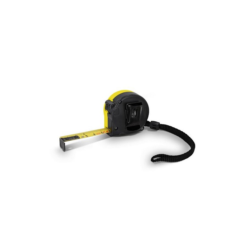 Mètre Ruban Jaune Pratique 5 m x 19 mm en Coque Plastique - Outil Publicitaire Personnalisé cadeau client original