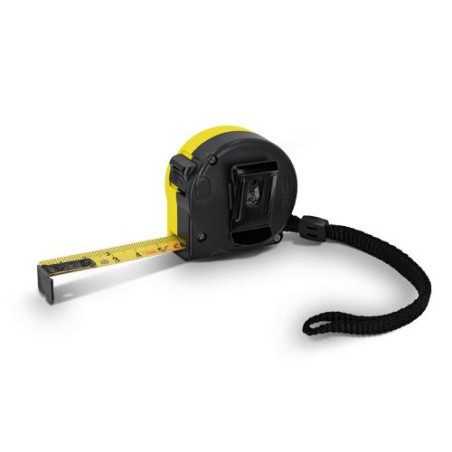 Mètre Ruban Jaune Pratique 5 m x 19 mm en Coque Plastique - Outil Publicitaire Personnalisé cadeau client original
