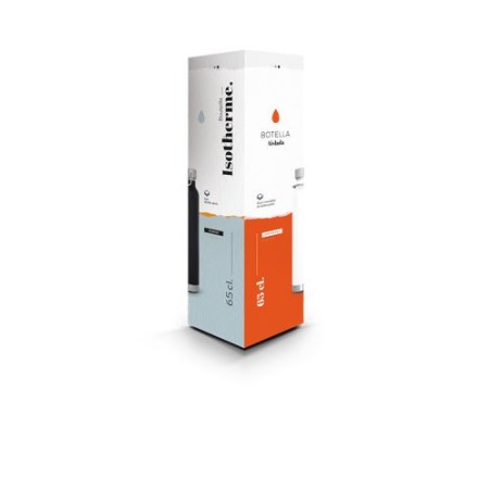Gourde isotherme double-paroi en inox 65 cl personnalisable marquage couleur éclatante