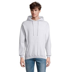Sweat-Shirt Éco-responsable Unisex à Capuche Personnalisé CONDOR Matières : coton Taille textile : XS Couleurs : gris chiné pers