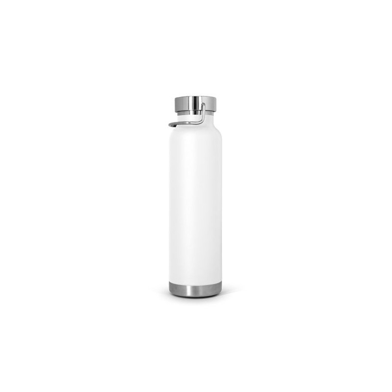 Gourde isotherme double-paroi en inox 65 cl personnalisable objet promo petit budget