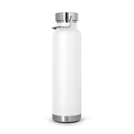 Gourde isotherme double-paroi en inox 65 cl personnalisable objet promo petit budget