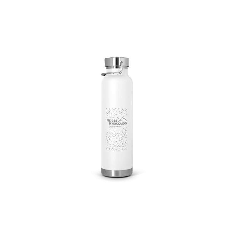 Gourde isotherme double-paroi en inox 65 cl personnalisable personnalisation rapide en France