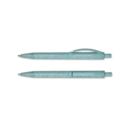Stylo Bille Éco-responsable à Écriture Fluide et Précise - Corps et Clip Plastique Bio-Sourcé goodies personnalisé en stock